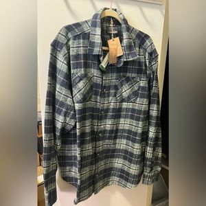 Free Nature NWT Ryder Navy Cotton Flannel Men’s XXL